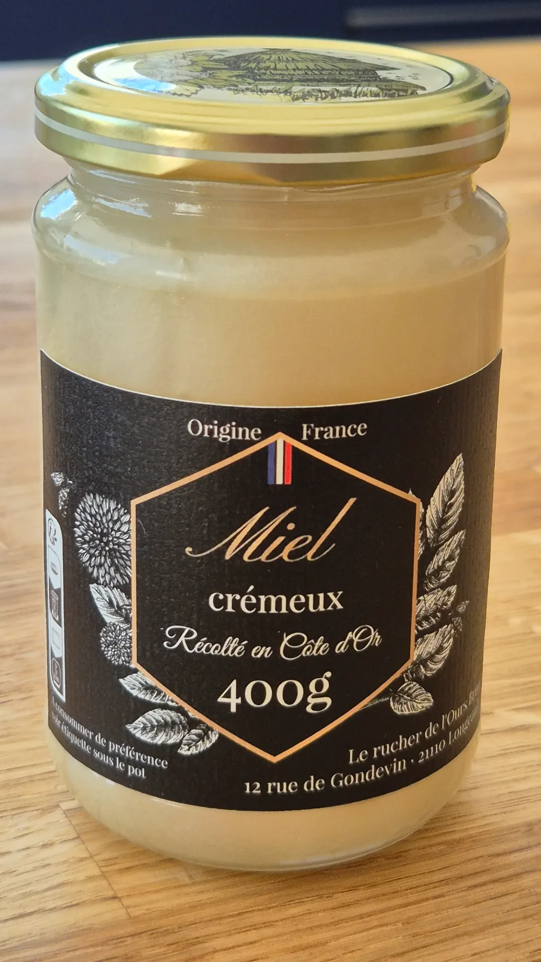 Miel de printemps crémeux